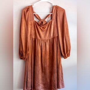 Flying Tomato Suede Dress